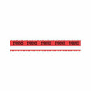 Sirchie Rouge SIRCHMARK Ruban de preuve avec bande blanche 108 pi