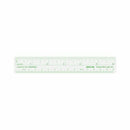 Sirchie 15 cm Vinyl (Fluorescent Green on White or Orange on White) Photo Evidence Ruler