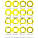Balances de trous de balle KISS Systems (paquet de 100 feuilles)