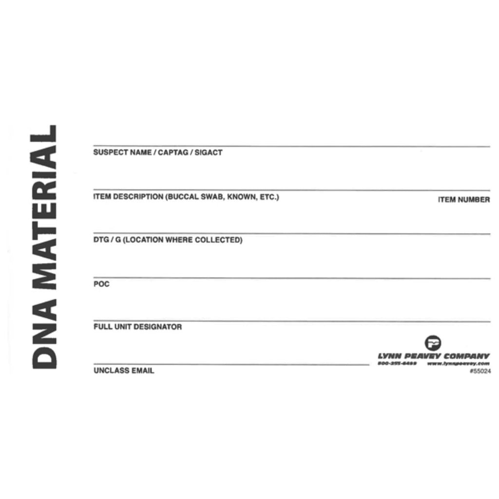Dna Sample Label DNA Envelope