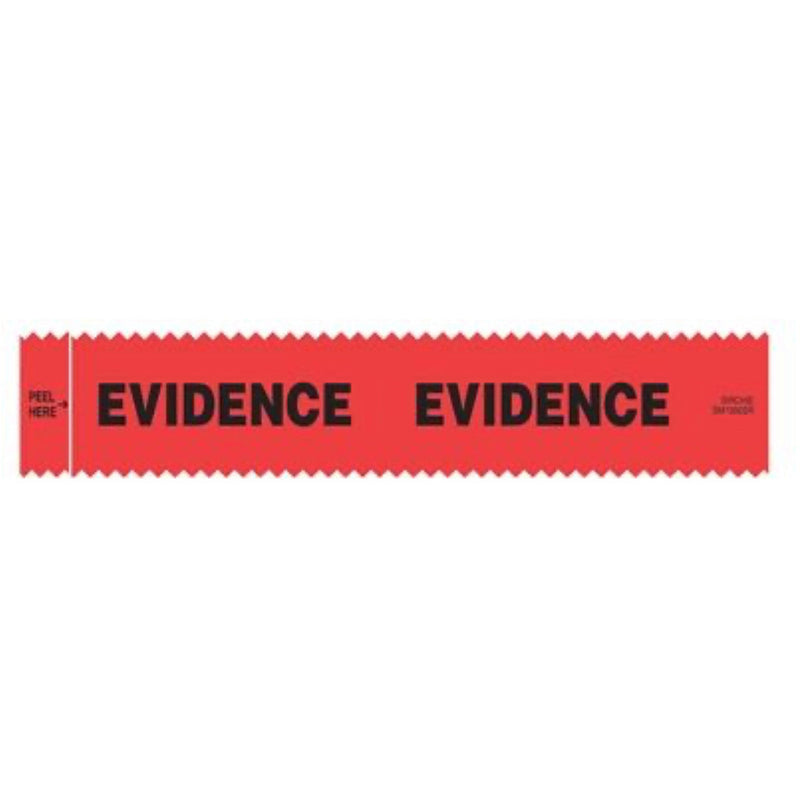 Red Security Seal Evidence Integrity Strips