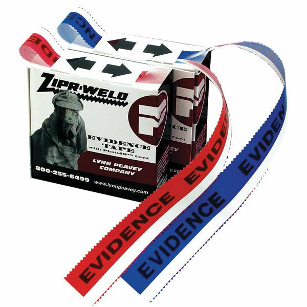 Zipr-Weld Tamper Evident Evidence Imprint Rolls (1.25” x 108’)