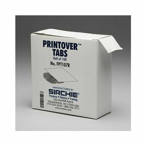 Onglets PRINTOVER Rouleau de 100 chacun (Re-Tabs)