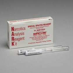 Réactif spécial opiacés NARK - Codéine/Héroïne/Oxycodone (10)