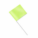 Marking flags (2.5 x 3.5 Flag), 21”. Metal Stake (100)