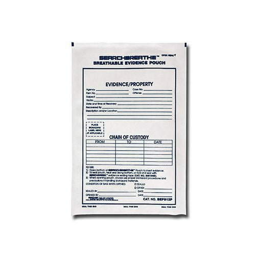 Breathable Evidence Pouch 8 inch x 12 inch (100 each)