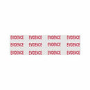 Box Sealing Evidence Tape (Red print on Clear) 2 inch x 165 ft