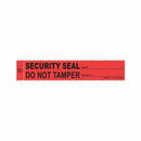 Red Security Seal Evidence Integrity Strips