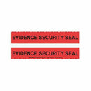 SIRCHIE Red Evidence Integrity Strips with White Stripe 2 7/8 inch x 7 1/2 inch