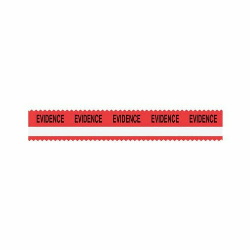Sirchie Red SIRCHMARK Evidence Tape with White Stripe 108 ft