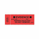 Evidence Integrity Shorts Red Police Seal
