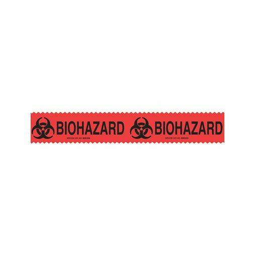 Red Biohazard Integrity Tape 108 ft