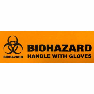 Biohazard-Handle With Gloves
