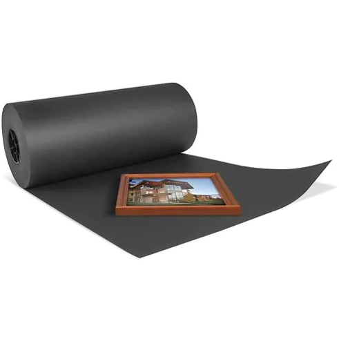 Papier kraft noir 50 lb - 36" x 720'