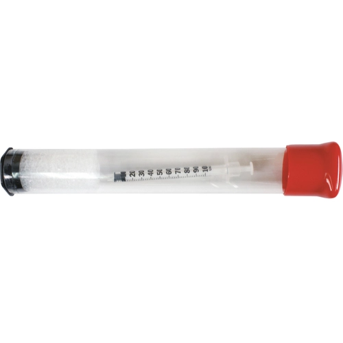 9" Syringe Tube with Anti-Roll Cap