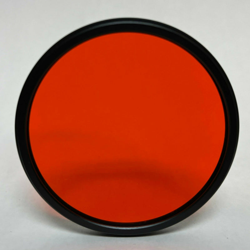 Curved Orange Barrier Filter-62 mm (For use with Laser)