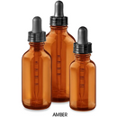 Amber Glass Bottle With Dropper