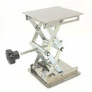 4×4” Scientific Lab Jack Aluminum Lab Lifting Platform Stand Rack Scissor Lab-Lift Lifter