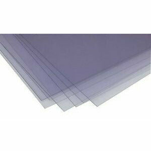 Clear Vinyl Backing Sheet 8 inch x 8 inch (Set of 10)