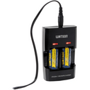 Watson Dual Rapid Charger for 3V CR123A and CR2 Lithium Batteries with 2 CR123A Batteries