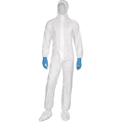 Delta Plus Type 5/6 Protective suit, with hood, Individually Packaged