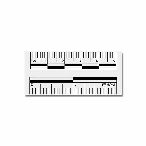 Sirchie White Adhesive Photo Evidence Scales (roll of 50)