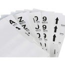 EVI-PAQ®  ADHESIVE ID MARKER BOOK, COMBO