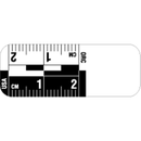2 cm Adhesive Black/White Scale