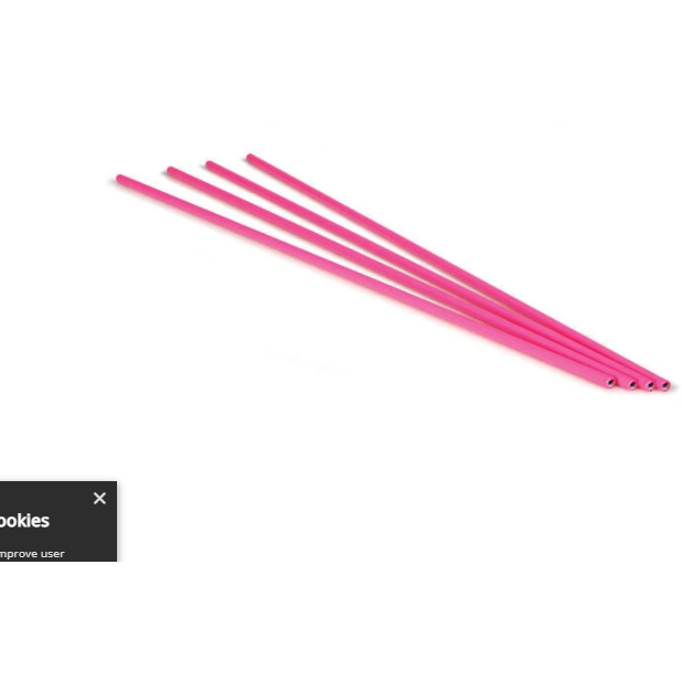 4 Pc. Pink Protrusion Rod Set For .22