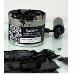Speedball Professional Oil-Based Ink (Supergraphic Black), 8 oz (Tire Impression Ink)