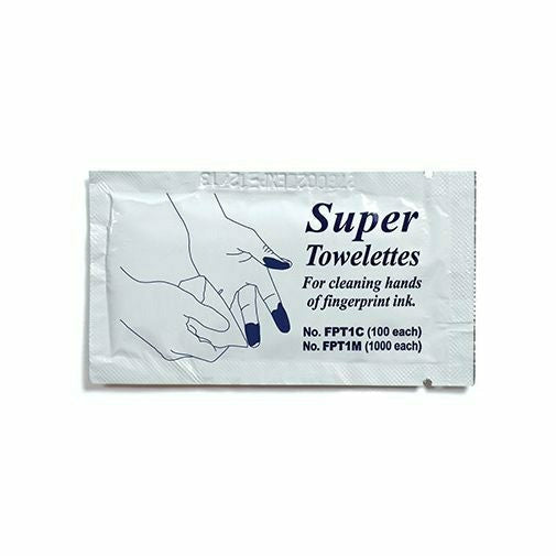 Super Cleaner Towelettes (Set of 100) Ink Remover