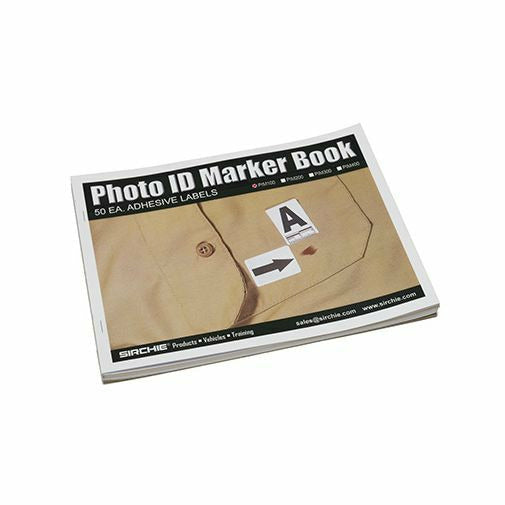 Photo ID Marker Book (A-Z 0-9 blanks with scale & arrows)